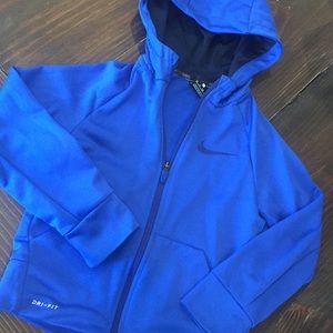 Boys Nike zip up hoodie